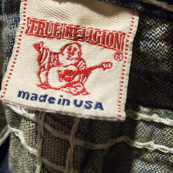 True Religion Rare Joey Super T Rusty Vintage Wash Sz 29 - Picture 4 of 4